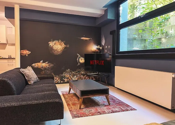 Wunderschoenes Loft-apartment Im Gruenen Lejlighed *